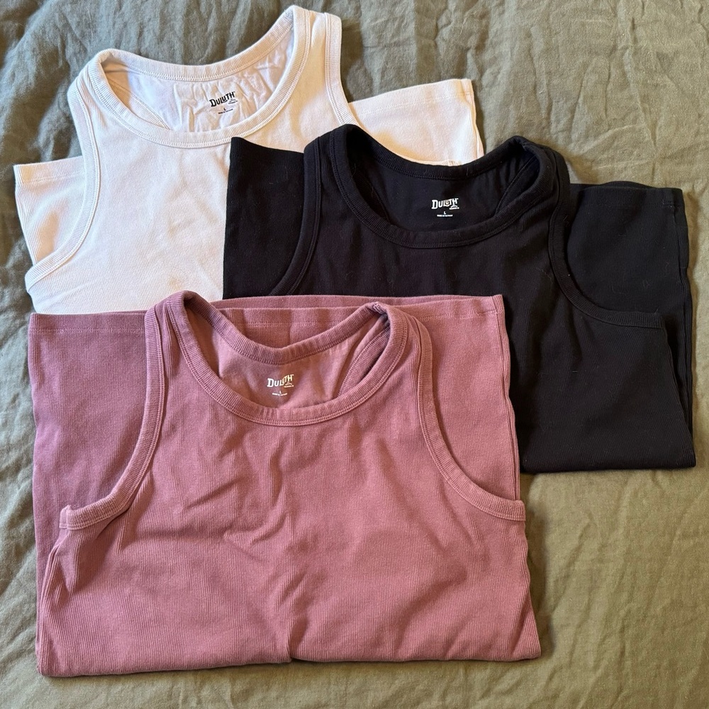 Duluth tank tops